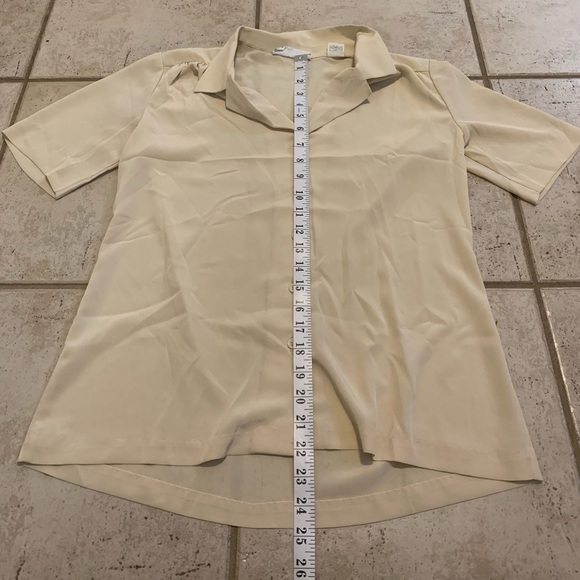 RARE Vintage 60s/70s LANVIN Blouse Size 8 - Paris New York - Union Made USA - Picture 8 of 8